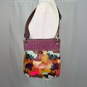 Vintage Canvas Fossil Crossbody